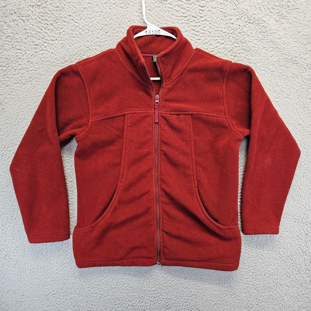 Cabela's Fleece Jacket Mens Size Small Regular Red‎ Full Zip